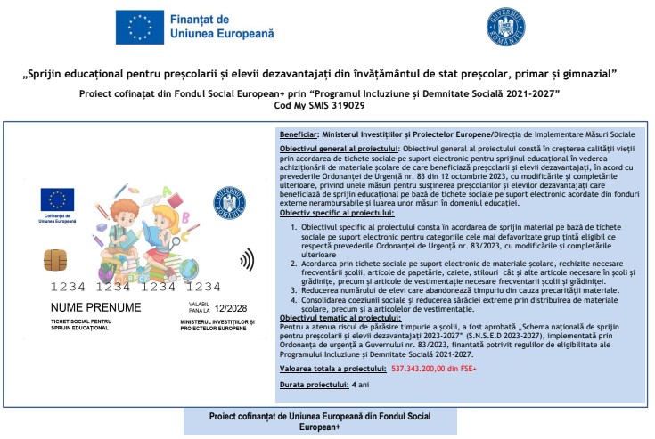 Sprijin educational elevi dezavantajati afis